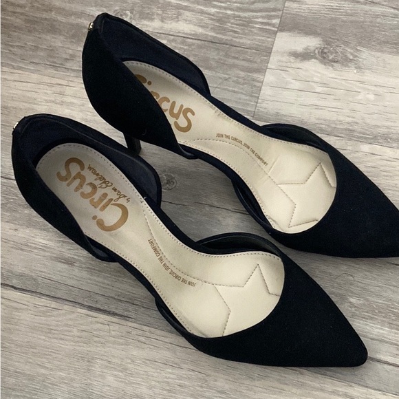 Circus by Sam Edelman Black Pointed Toe Heels - Picture 11 of 12